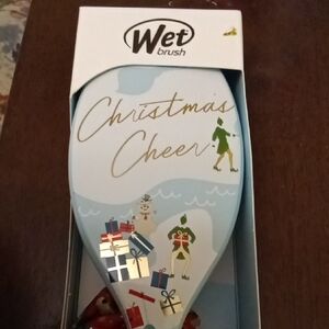 Wet Brush  Elf  Christmas Cheer Hair Brush - Blue